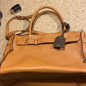 Reed oversized cognac tote